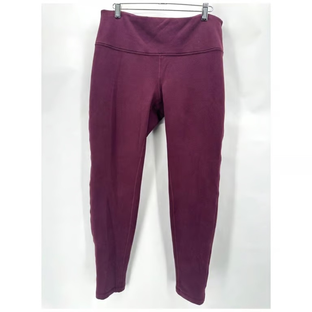 LULULEMON Wunder Under Lounge Pant 30" Womens 12 Fleece Athleisure Comfort Gym